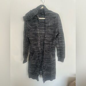 PacSun Marled Hooded Cardigan Sweater Small EUC